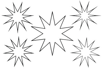Obraz premium chargeline burst line art bold colorful abstrac