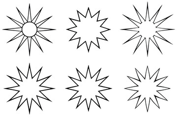 chargeline burst line art modern abstract design