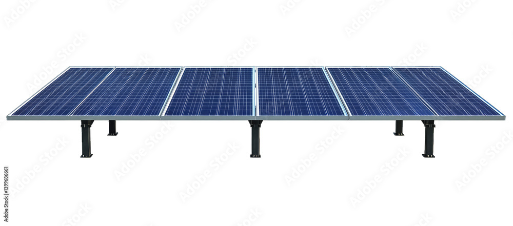 Aufkleber a solar panel array designed for harnessing solar energy featuring multiple panels mounted on a stur