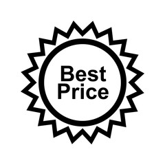 Best Price Tag icon vector image. Suitable for mobile apps, web apps and print media.