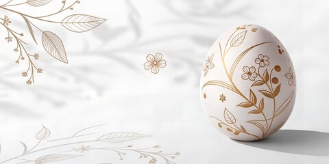 easter egg on a white background