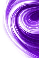 Obraz premium Abstract swirling design with vibrant purple and white colors. Dynamic, fluid lines create a sense of motion and energy