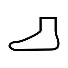 Foot icon vector image. Suitable for mobile apps, web apps and print media.