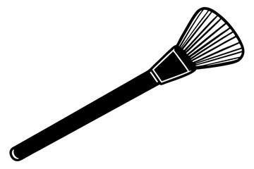 makeup brush  silhouette vector