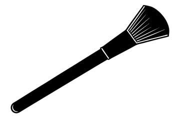 makeup brush  silhouette vector