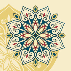 abstract floral design