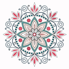 abstract floral background with flowers