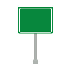 Green Road Sign Board Icon, Simple Icon Vector Design, best used for presentation, application, web and banner