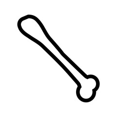 Human Bone icon vector image. Suitable for mobile apps, web apps and print media.