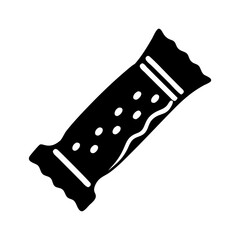 protein bar icon, protein bar silhouette vector illustration-simple silhouette illustration of protein bar, perfect for protein bar logos and icons