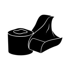 tissues icon, tissues silhouette vector illustration-simple silhouette illustration of tissues, perfect for tissues logos and icons