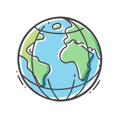 globe icon, globe vector illustration-simple illustration of globe, perfect for globe logos and icons