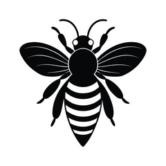 bee head antenna vector art silhouette