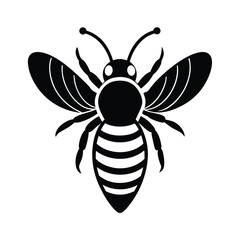 bee head antenna vector art silhouette