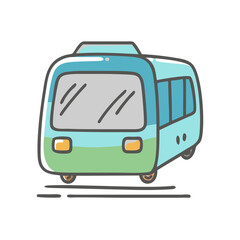 public transportation icon, public transportation vector illustration-simple illustration of public transportation, perfect for public transportation logos and icons