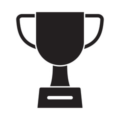 Trophy cup icon, victory cup icon. Trophy icon.