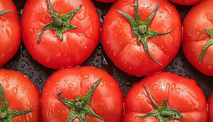 Fresh Tomatoes Close Up