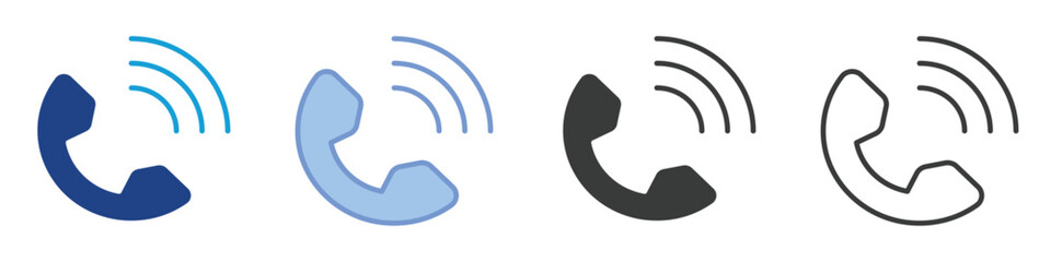 Calling Icons Collection – Multiple Vector Styles Icons