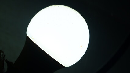 close up photography of white glowing light bulb