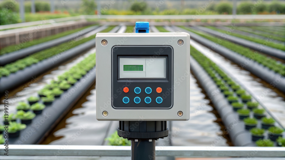 Poster automated irrigation system for green infrastructure concept enhances efficient water management in 