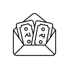 Envelope  icon vector stock illustration