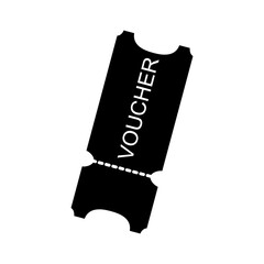 voucher icon, simple flat style, illustration, logo sign symbol pictogram template, for ui or ux isolated on white for mobile app, editable