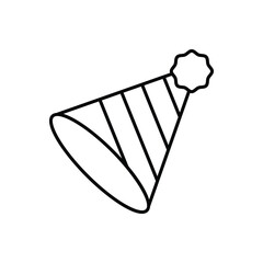 Party hat icon vector stock illustration