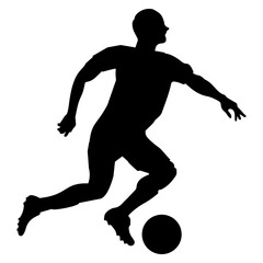 Soccer Player Silhouette