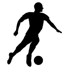 Soccer Player Silhouette