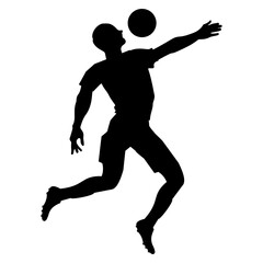 Soccer Player Silhouette