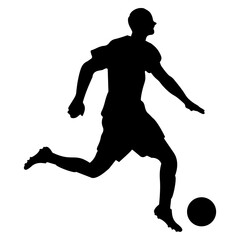 Soccer Player Silhouette