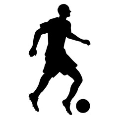 Soccer Player Silhouette