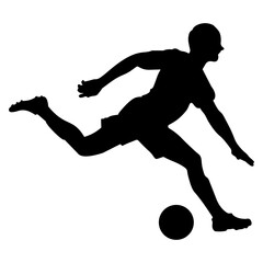 Soccer Player Silhouette