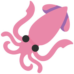 Pink Squid
