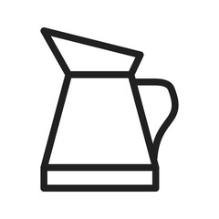 Oil Jug icon vector image. Suitable for mobile apps, web apps and print media.