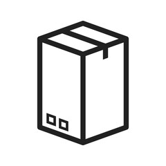 Package II icon vector image. Suitable for mobile apps, web apps and print media.