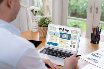 Website design software provide brisk template for online retail business and e-commerce