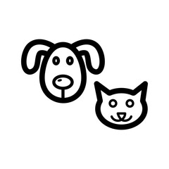 Pets icon vector image. Suitable for mobile apps, web apps and print media.