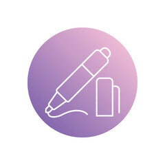 Marker icon vector stock illustration