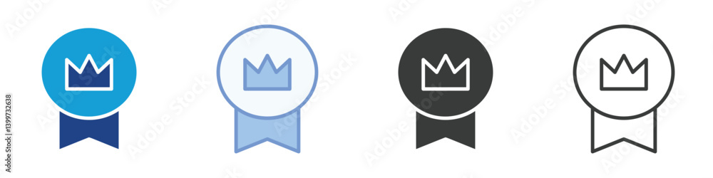 Poster badge icons collection – multiple vector styles icons