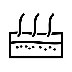 Skin icon vector image. Suitable for mobile apps, web apps and print media.