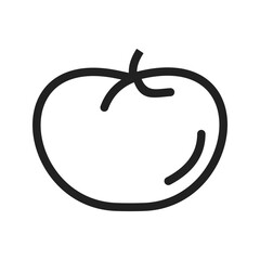 Tomato icon vector image. Suitable for mobile apps, web apps and print media.