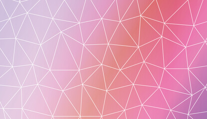 Decorative background with triangles. For flyer, screen, business presentation. Vector illustration. Creative gradient color.