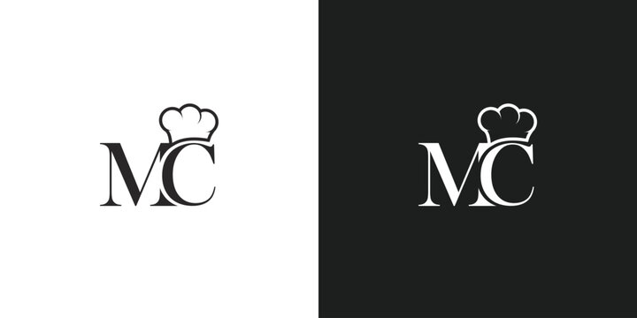 Letter MC for Chef or Restaurant Logo Design