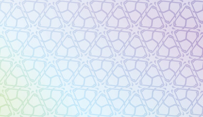 Fototapeta premium Smart background with decorative geometric layot. Vector illustration. Gradient color