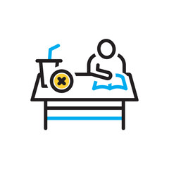 Multi color icon for latter