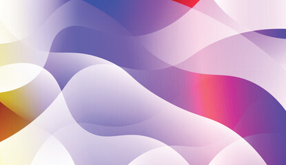 Template Modern Background With Curves Lines. For Elegant Pattern Cover Book. Vector Illustration with Color Gradient.