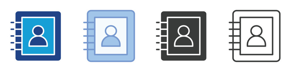 Book Icons Collection – Multiple Vector Styles Icons