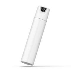 White glossy sprayer can for air freshener, hairspray, deodorant. 300 ml. Realistic packaging...