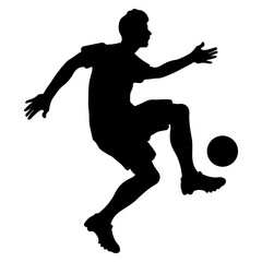 Soccer Player Silhouette